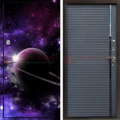 Металлическая дверь с фотопечатью Сатурна ДФ-20 в Солнечногорске