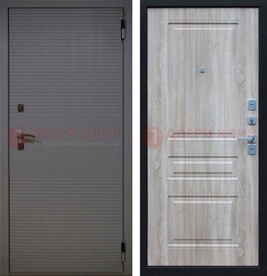 Железная дверь с панелями МДФ ДМ-357 в Солнечногорске