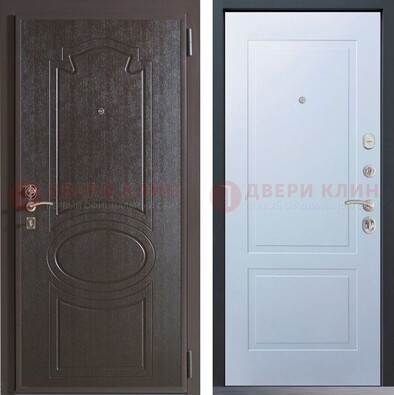 Квартирная железная дверь с МДФ панелями ДМ-380 в Солнечногорске
