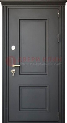 Чёрная дверь с МДФ ДМ-520 в Солнечногорске