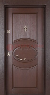 Железная дверь с массивом дуба в стиле классика ДМД-55 в Солнечногорске