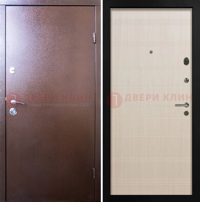 Входная дверь с порошковым покрытием и терморазрывом МДФ ДП-210 в Солнечногорске