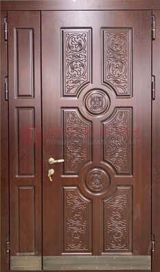 Парадная металлическая дверь с узором ДПР-74 в Солнечногорске