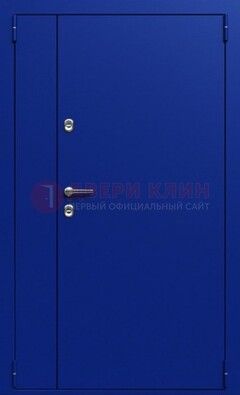 Синяя тамбурная дверь ДТМ-23 в Солнечногорске
